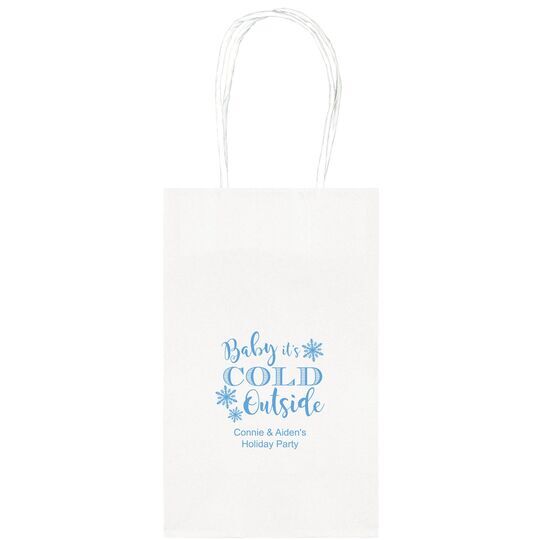 Baby It's Cold Outside Medium Twisted Handled Bags